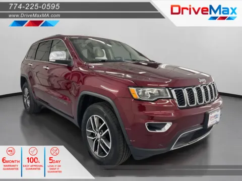 Red 2018 Jeep Grand Cherokee Limited Sport Utility 4D for sale in West Bridgewater, MA