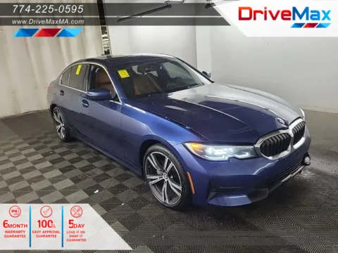 Blue 2021 BMW 3 Series 330i xDrive Sedan 4D for sale in West Bridgewater, MA