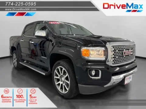 Black 2018 GMC Canyon Crew Cab Denali Pickup 4D 5 ft for sale in West Bridgewater, MA