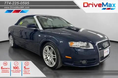 Blue 2009 Audi A4 2.0T Quattro Cabriolet 2D for sale in West Bridgewater, MA
