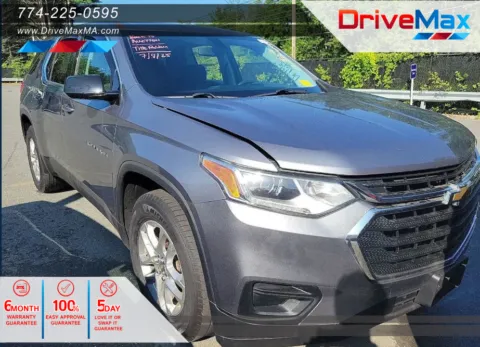 Gray 2019 Chevrolet Traverse LS Sport Utility 4D for sale in West Bridgewater, MA