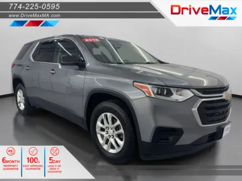 Gray 2019 Chevrolet Traverse LS Sport Utility 4D for sale in West Bridgewater, MA