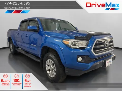 Blue 2016 Toyota Tacoma Double Cab SR5 Pickup 4D 6 ft for sale in West Bridgewater, MA