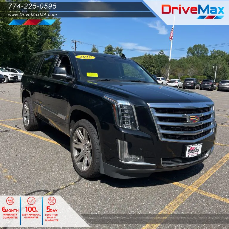 Black 2018 Cadillac Escalade Luxury Sport Utility 4D for sale in West Bridgewater, MA