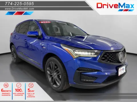 Blue 2020 Acura RDX SH-AWD A-SPEC Pkg Sport Utility 4D for sale in West Bridgewater, MA