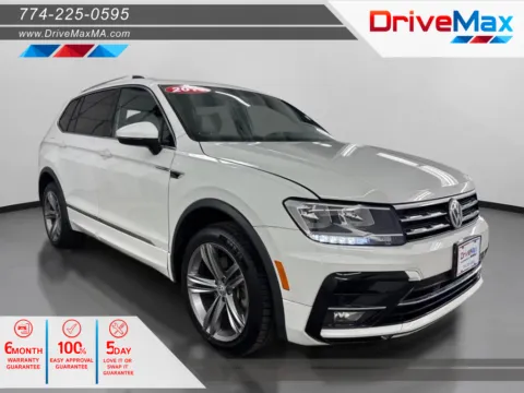 White 2019 Volkswagen Tiguan 2.0T SEL R-Line 4Motion Sport Utility 4D for sale in West Bridgewater, MA