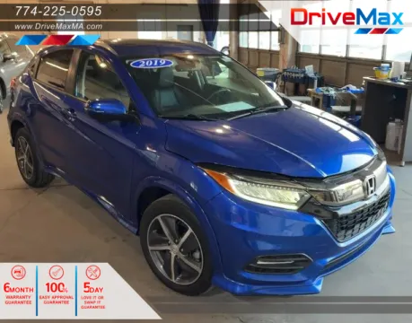 Blue 2019 Honda HR-V Touring Sport Utility 4D for sale in West Bridgewater, MA