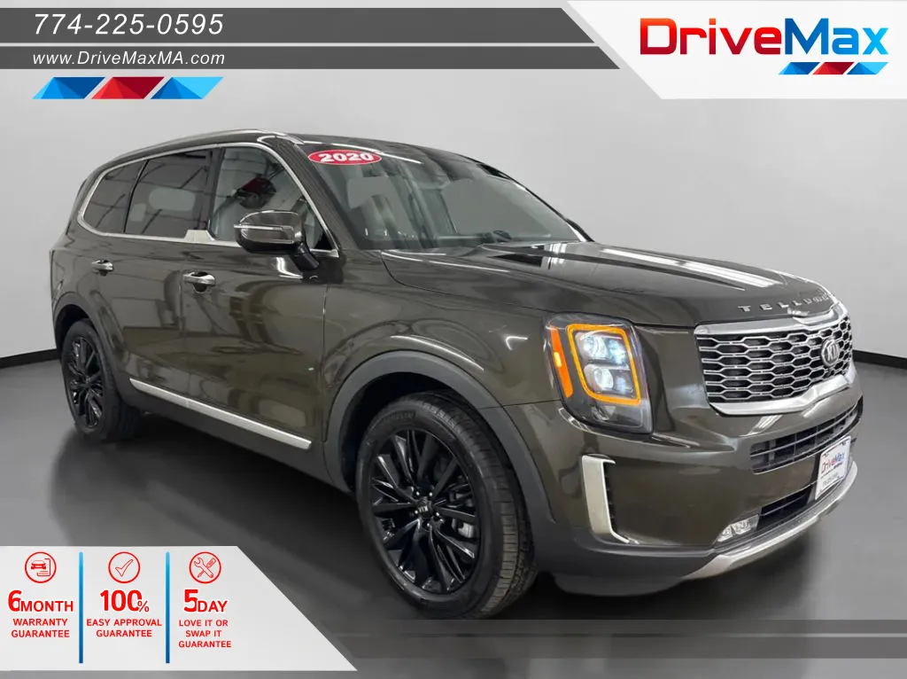 Gray 2020 Kia Telluride SX Sport Utility 4D for sale in West Bridgewater, MA