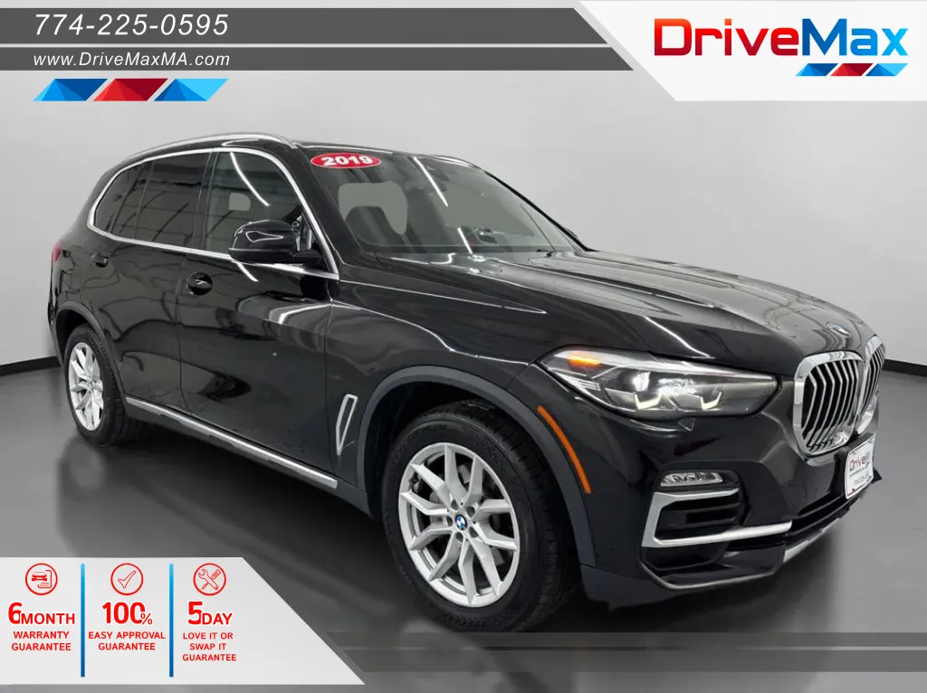 Black 2019 BMW X5 xDrive40i Sport Utility 4D for sale in West Bridgewater, MA