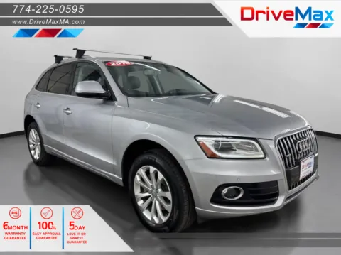 Silver 2016 Audi Q5 2.0T Premium Plus Sport Utility 4D for sale in West Bridgewater, MA