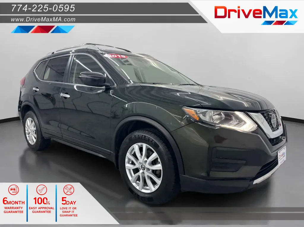 Green 2019 Nissan Rogue SV Sport Utility 4D for sale in West Bridgewater, MA