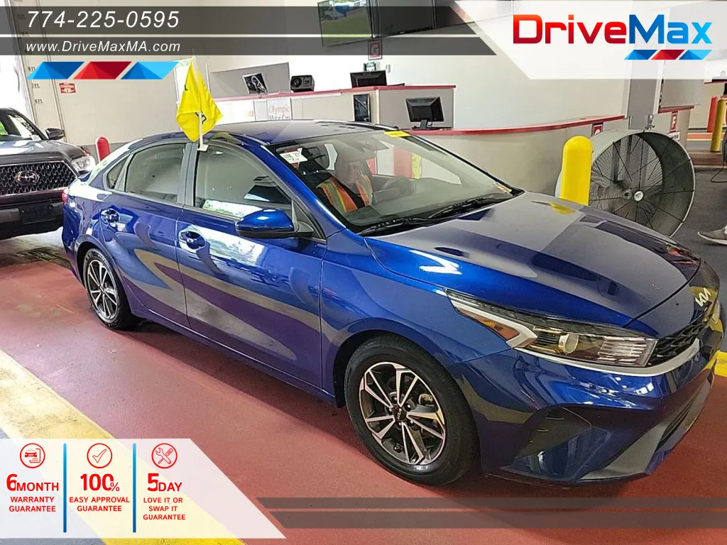 Blue 2023 Kia Forte LXS Sedan 4D for sale in West Bridgewater, MA