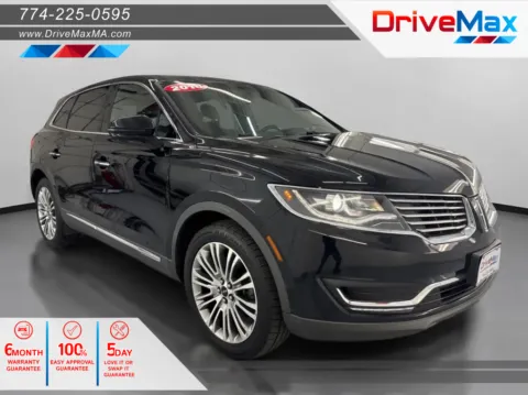 Black 2018 Lincoln MKX Reserve Sport Utility 4D for sale in West Bridgewater, MA
