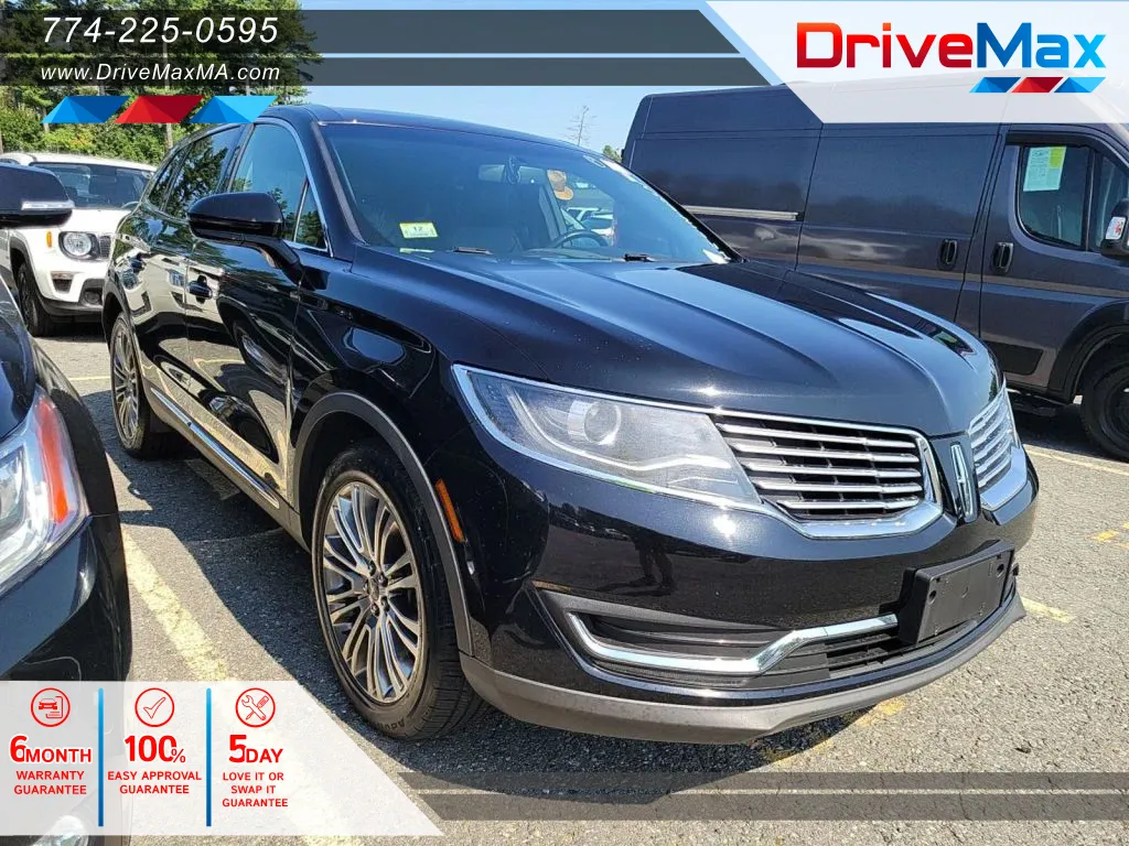 Black 2018 Lincoln MKX Reserve Sport Utility 4D for sale in West Bridgewater, MA