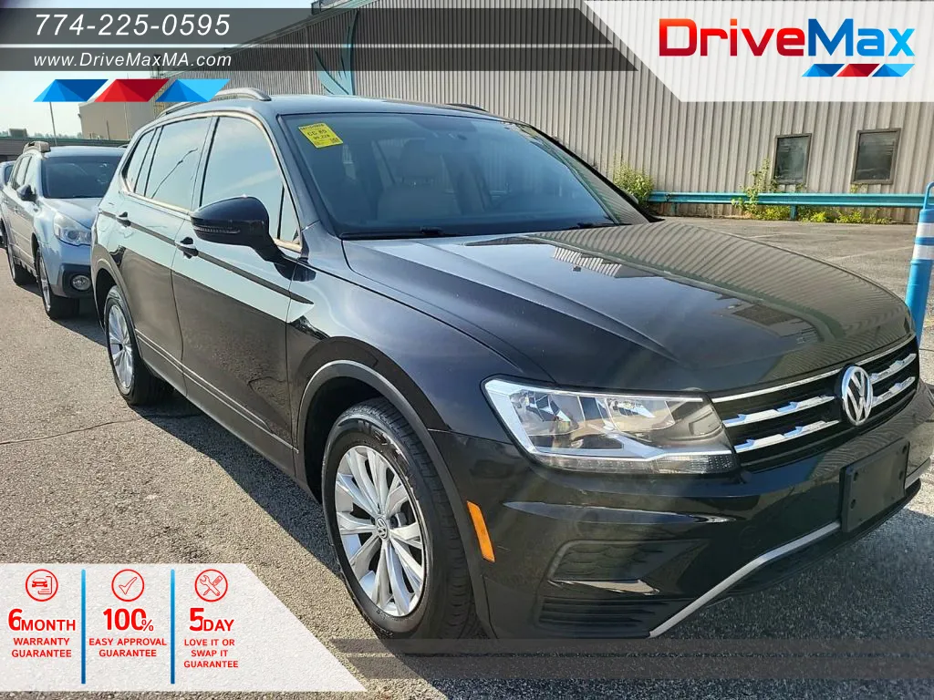 Black 2018 Volkswagen Tiguan 2.0T S 4MOTION Sport Utility 4D for sale in West Bridgewater, MA