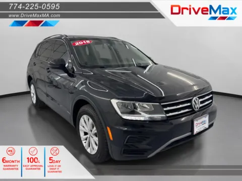 Black 2018 Volkswagen Tiguan 2.0T S 4MOTION Sport Utility 4D for sale in West Bridgewater, MA