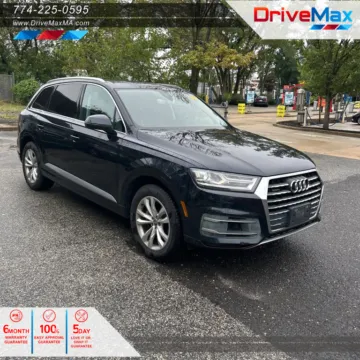 Black 2017 Audi Q7 3.0T Premium Plus Sport Utility 4D for sale in West Bridgewater, MA