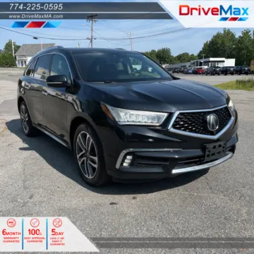 Black 2017 Acura MDX SH-AWD Sport Utility 4D for sale in West Bridgewater, MA