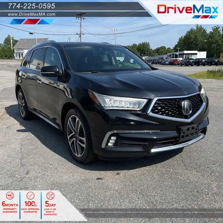 Black 2017 Acura MDX SH-AWD Sport Utility 4D for sale in West Bridgewater, MA