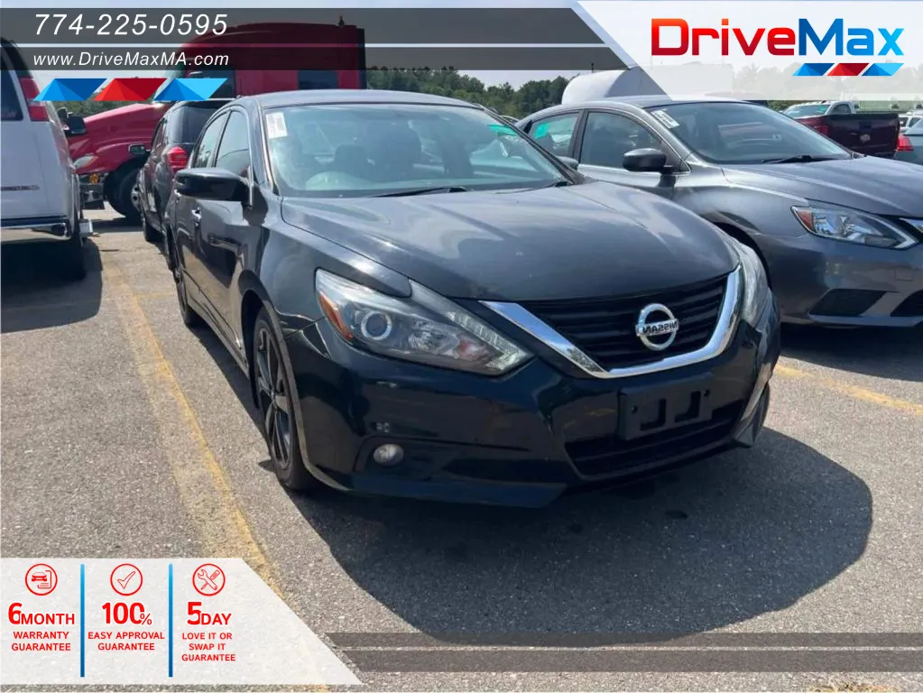 Black 2017 Nissan Altima 2.5 SR Sedan 4D for sale in West Bridgewater, MA