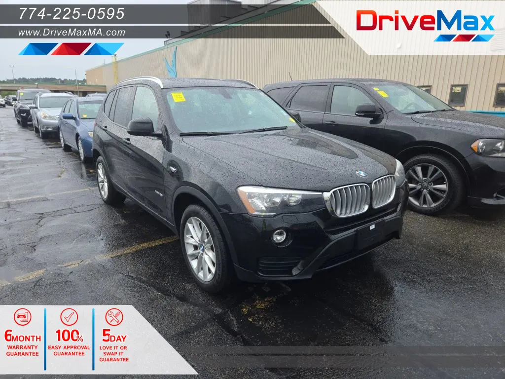 Black 2017 BMW X3 xDrive28i Sport Utility 4D for sale in West Bridgewater, MA