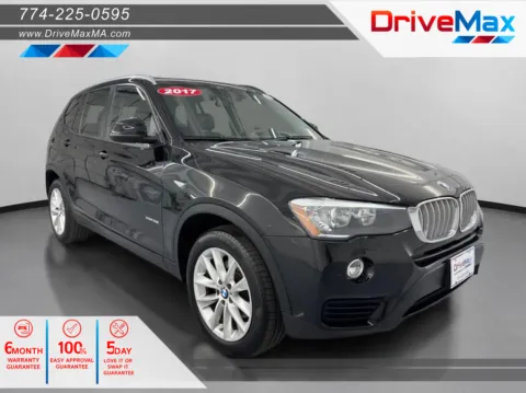 Black 2017 BMW X3 xDrive28i Sport Utility 4D for sale in West Bridgewater, MA
