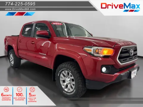 Red 2017 Toyota Tacoma Double Cab SR5 Pickup 4D 5 ft for sale in West Bridgewater, MA