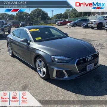 Gray 2021 Audi A5 Premium Sedan 4D for sale in West Bridgewater, MA