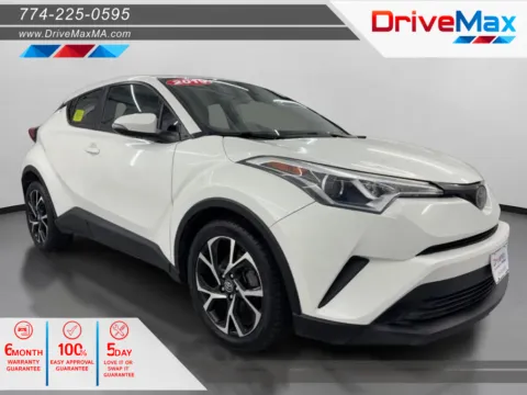 White 2019 Toyota C-HR XLE Sport Utility 4D for sale in West Bridgewater, MA