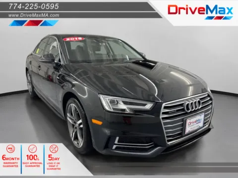 Black 2018 Audi A4 Premium Plus Sedan 4D for sale in West Bridgewater, MA