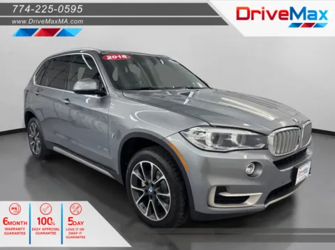 Gray 2018 BMW X5 xDrive40e iPerformance Sport Utility 4D for sale in West Bridgewater, MA