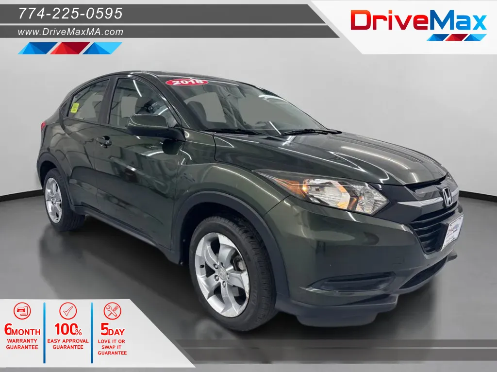 Green 2018 Honda HR-V LX Sport Utility 4D for sale in West Bridgewater, MA