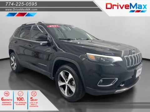 Black 2021 Jeep Cherokee Limited Sport Utility 4D for sale in West Bridgewater, MA