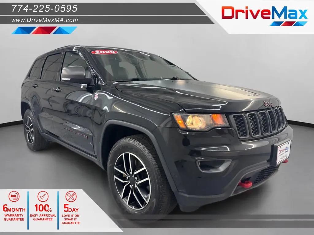 Black 2020 Jeep Grand Cherokee Trailhawk Sport Utility 4D for sale in West Bridgewater, MA