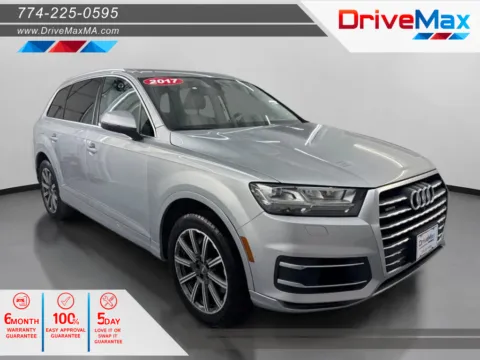 Silver 2017 Audi Q7 3.0T Prestige Sport Utility 4D for sale in West Bridgewater, MA