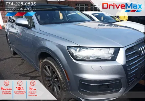 Silver 2017 Audi Q7 3.0T Prestige Sport Utility 4D for sale in West Bridgewater, MA