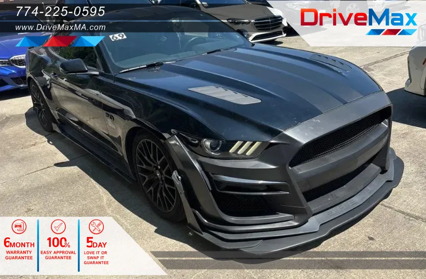 Black 2016 Ford Mustang GT Coupe 2D for sale in West Bridgewater, MA