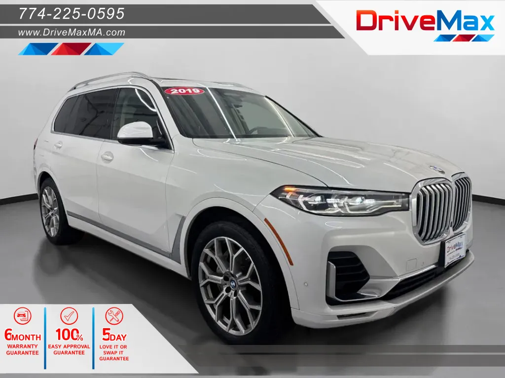 White 2019 BMW X7 xDrive50i Sport Utility 4D for sale in West Bridgewater, MA