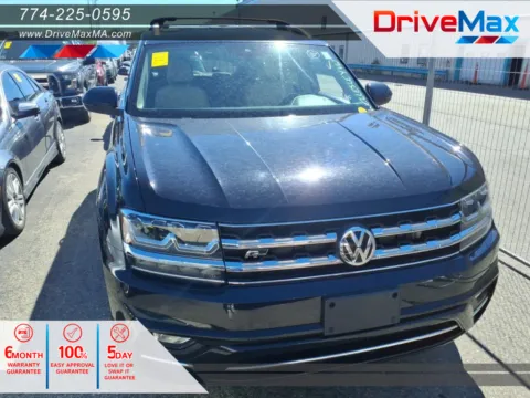 Black 2019 Volkswagen Atlas SE R-Line 4Motion w/Tech Pkg Sport Utility 4D for sale in West Bridgewater, MA