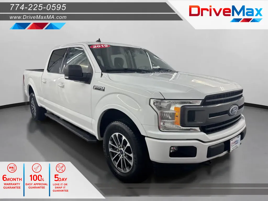 White 2019 Ford F-150 SuperCrew Cab XLT Pickup 4D 6 1/2 ft for sale in West Bridgewater, MA