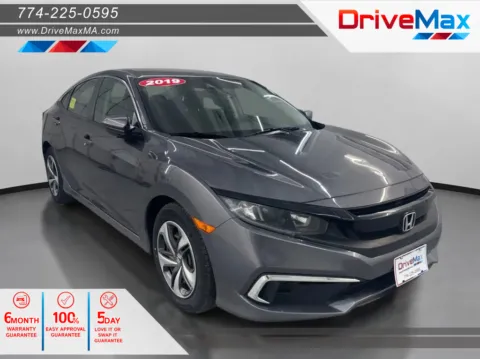 Gray 2019 Honda Civic LX Sedan 4D for sale in West Bridgewater, MA