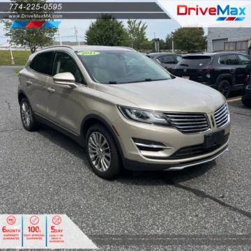 Gold 2017 Lincoln MKC Reserve Sport Utility 4D for sale in West Bridgewater, MA