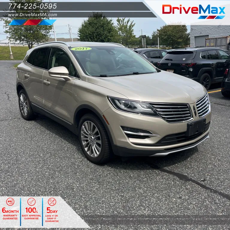 Gold 2017 Lincoln MKC Reserve Sport Utility 4D for sale in West Bridgewater, MA