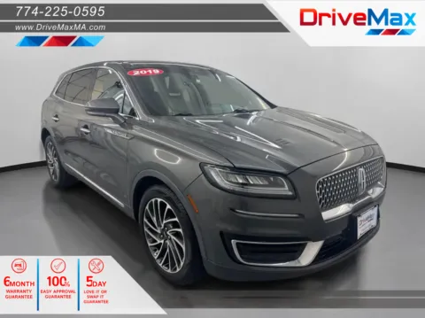 Gray 2019 Lincoln Nautilus Reserve Sport Utility 4D for sale in West Bridgewater, MA