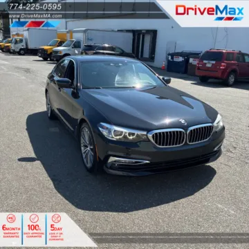 Black 2018 BMW 5 Series 540i xDrive Sedan 4D for sale in West Bridgewater, MA