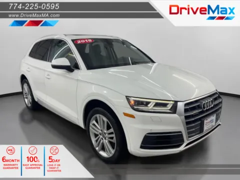 White 2018 Audi Q5 Premium Plus Sport Utility 4D for sale in West Bridgewater, MA