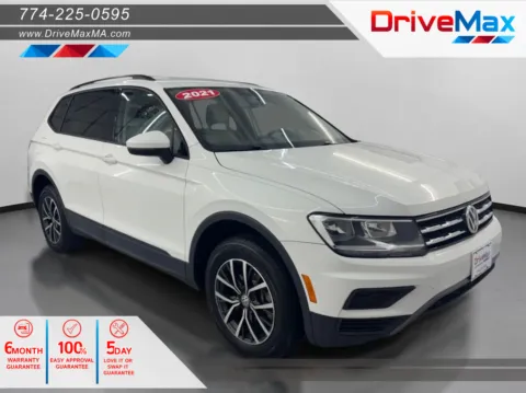 White 2021 Volkswagen Tiguan S 4MOTION Sport Utility 4D for sale in West Bridgewater, MA