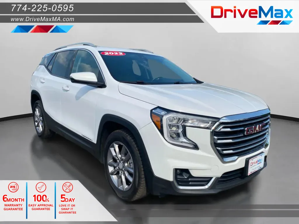 White 2022 GMC Terrain SLT Sport Utility 4D for sale in West Bridgewater, MA