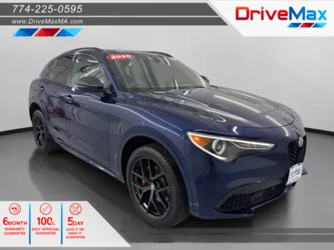 Black 2020 Alfa Romeo Stelvio Ti Sport Carbon Sport Utility 4D for sale in West Bridgewater, MA