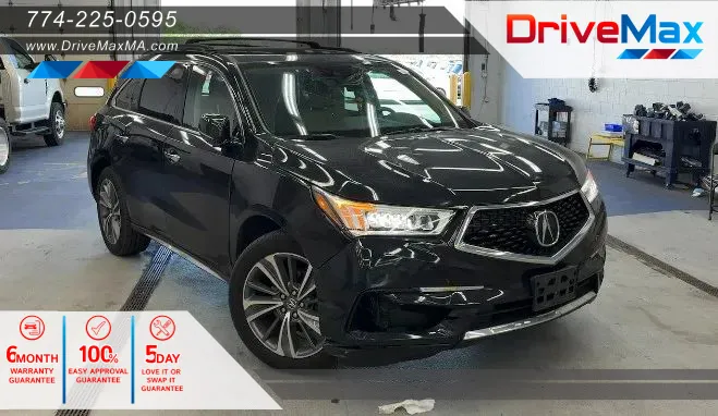 Black 2017 Acura MDX SH-AWD Sport Utility 4D for sale in West Bridgewater, MA